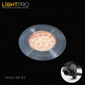 Lightpro Outdoor Garden Lighting Professional 12V Onyx 60 R1 IP67 Deck Light