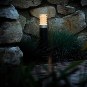 Techmar Garden Lighting UK Outdoor Lights Low Voltage Arco 40 LED Garden Post Light Bundles - 10 Light Kit. 1