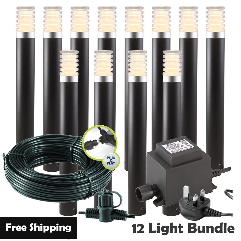 Techmar Arco 60 LED Garden Post Light Kits 12V Plug & Play