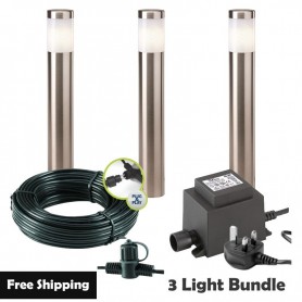 Techmar Arco 40 LED Garden Post Light Bundles - 10 Light Kits