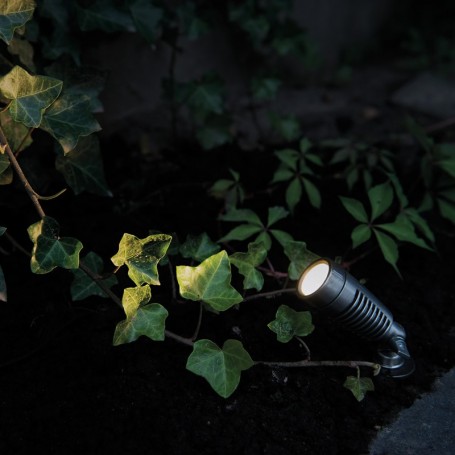Techmar Garden Lighting UK Outdoor Lights Low Voltage Minus Plug & Play LED Garden Spotlight Bundle - 3 Light Kit. 3