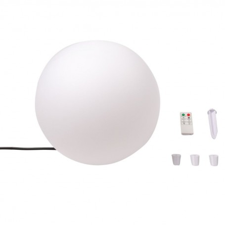 Techmar Round 50 - 12V Remote LED Garden Ball Light multi-colour plus remote 10