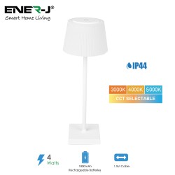 ENER-J Dimmable Table Lamp White 2