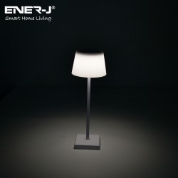 ENER-J Dimmable Table Lamp Black/ White 1