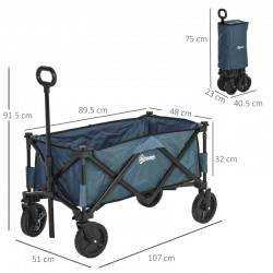Collapsible Outdoor Trolley/Cart (Green) 3