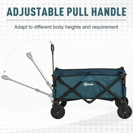 Collapsible Outdoor Trolley/Cart (Green) 4
