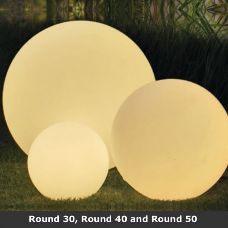 Techmar Round 40 - 12V Remote LED Garden Ball Light, Multifunction, Multicolour 9