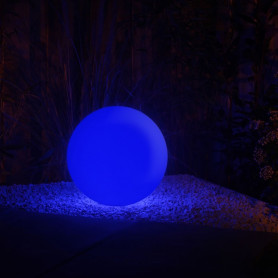 Techmar Round 50 - 12V Remote LED Garden Ball Light multi-colour plus remote 6