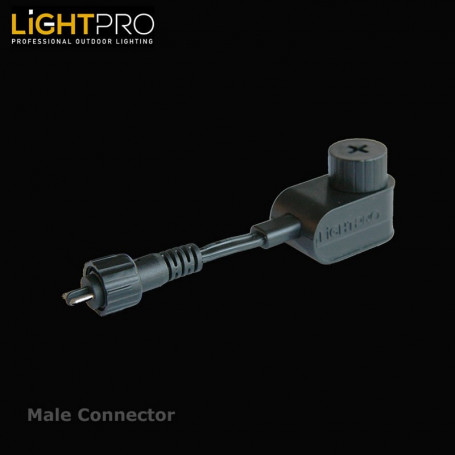 Lightpro Outdoor professional Garden Low Voltage Lighting 138a Male Connector