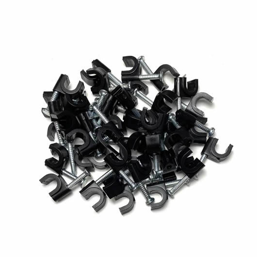 100 SPT2 Black Cable Clips